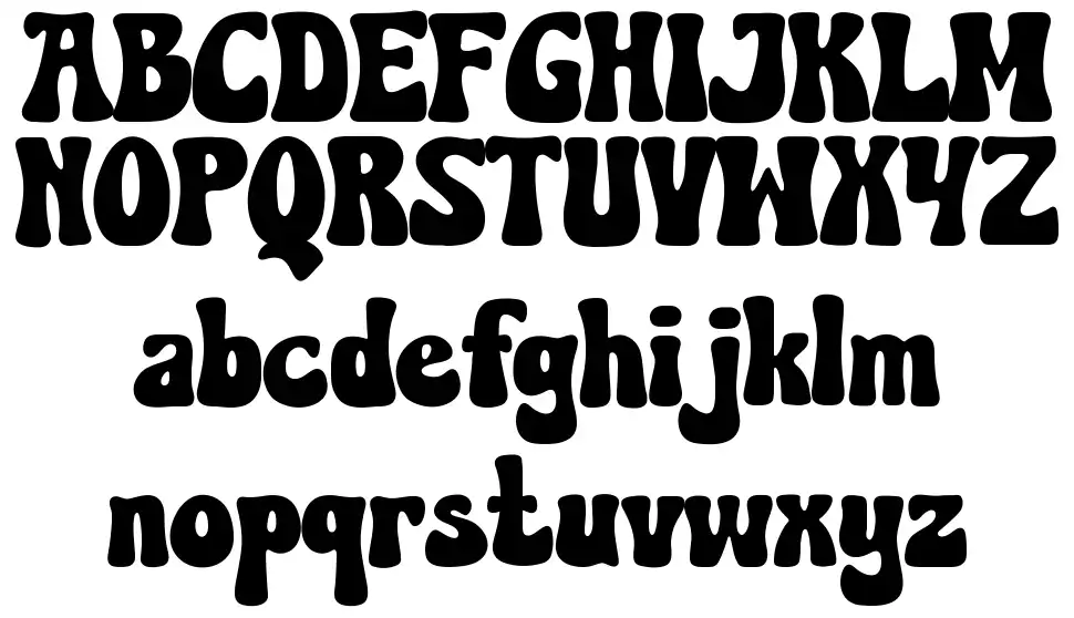 Corduroyfont specimens