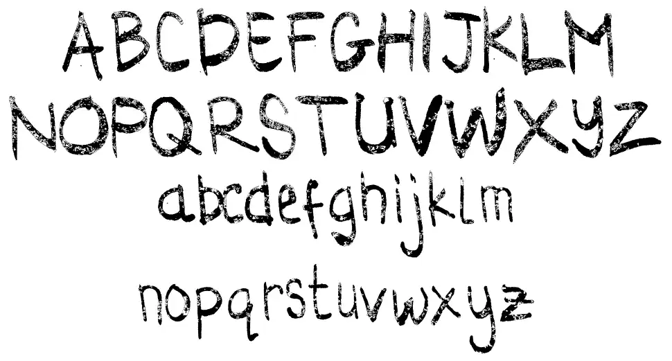 Corona Covid19font specimens
