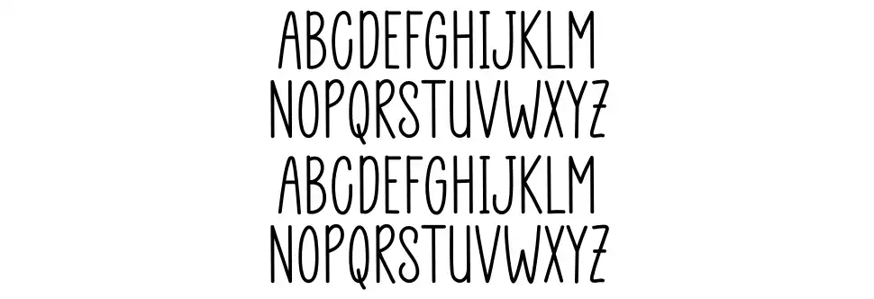 Cottage Designerfont specimens