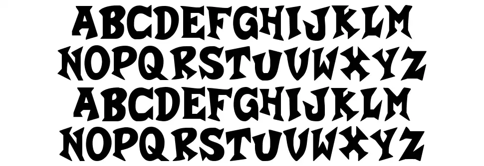 Crash-a-Likefont specimens