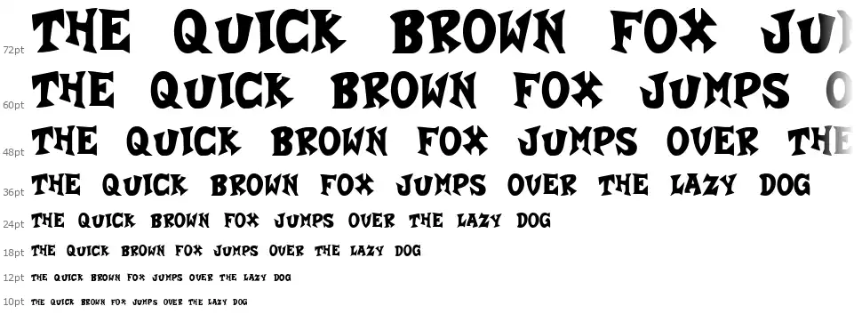 Crash-a-Likefont waterfall