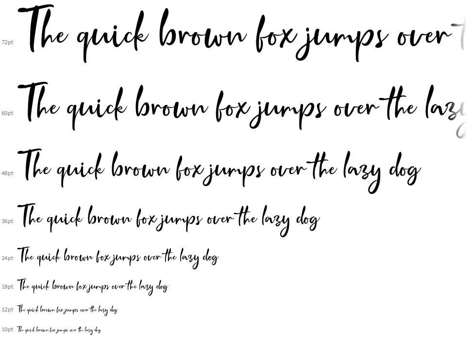 Crolinesy Daggaes Scriptfont waterfall