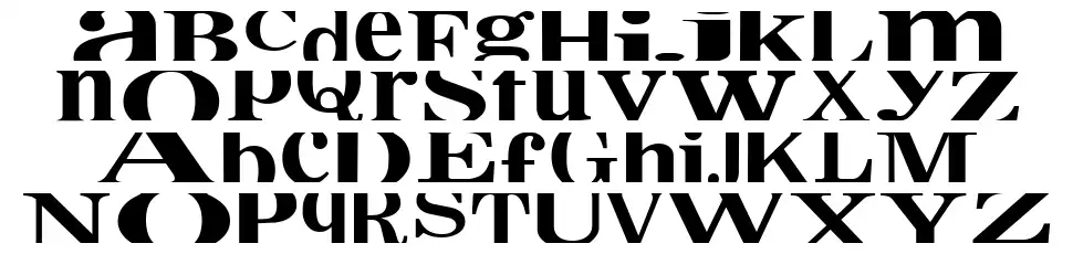 CropFont Xtrafont specimens