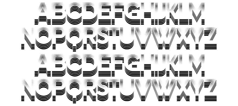 Cyber Expertfont specimens