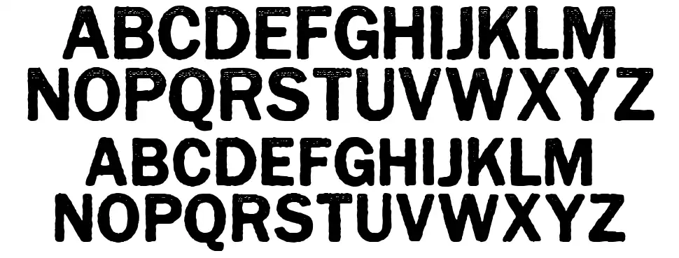Cynocel Posterfont specimens