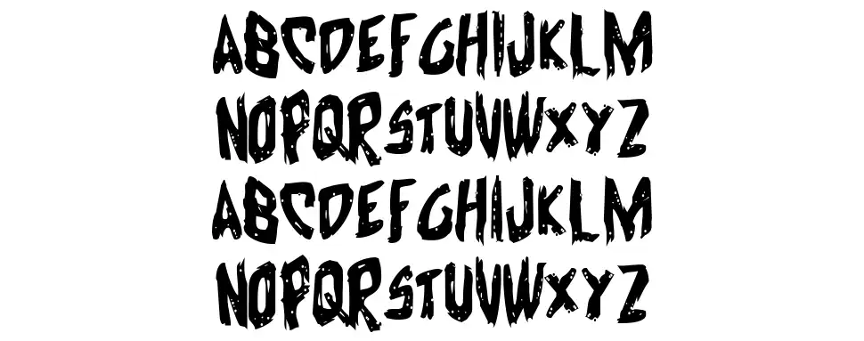 Cyrus the Virusfont specimens