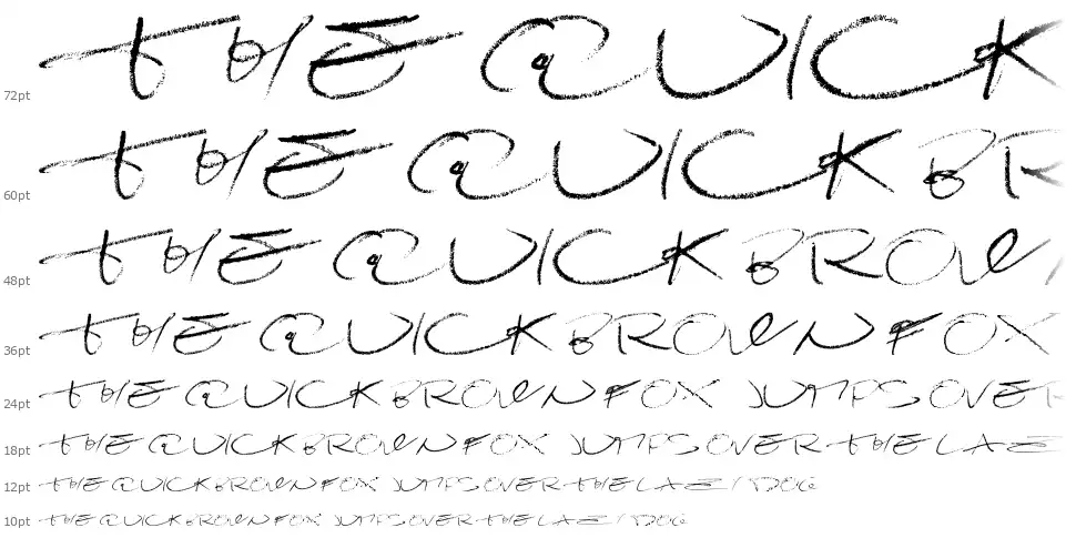 Damagrafik Scriptfont waterfall