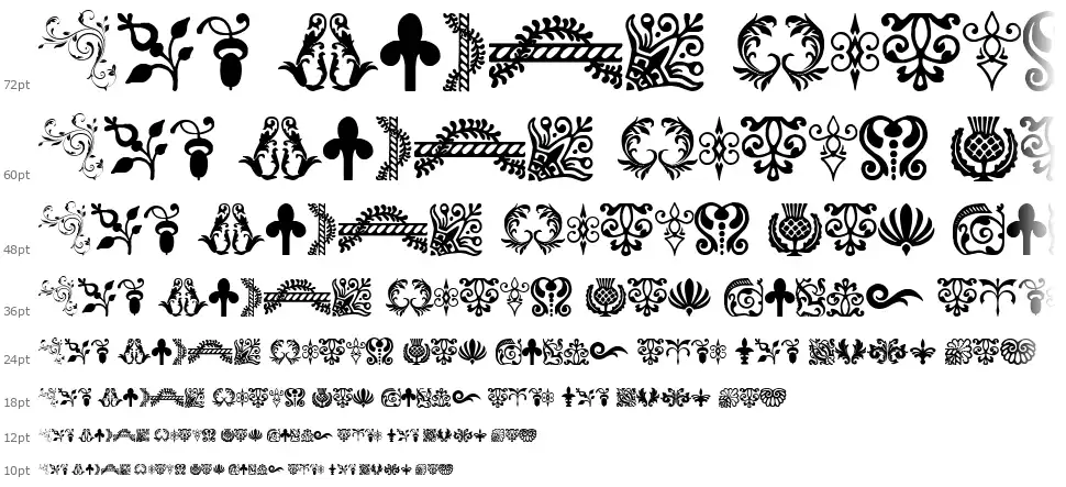 Deco Mixfont waterfall