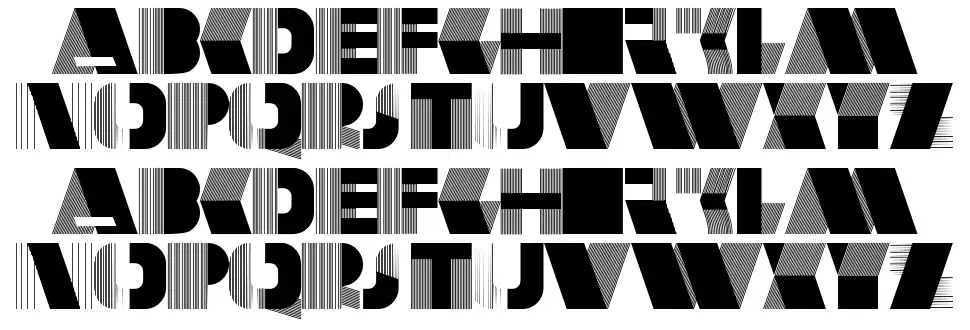 DecoRatedfont specimens