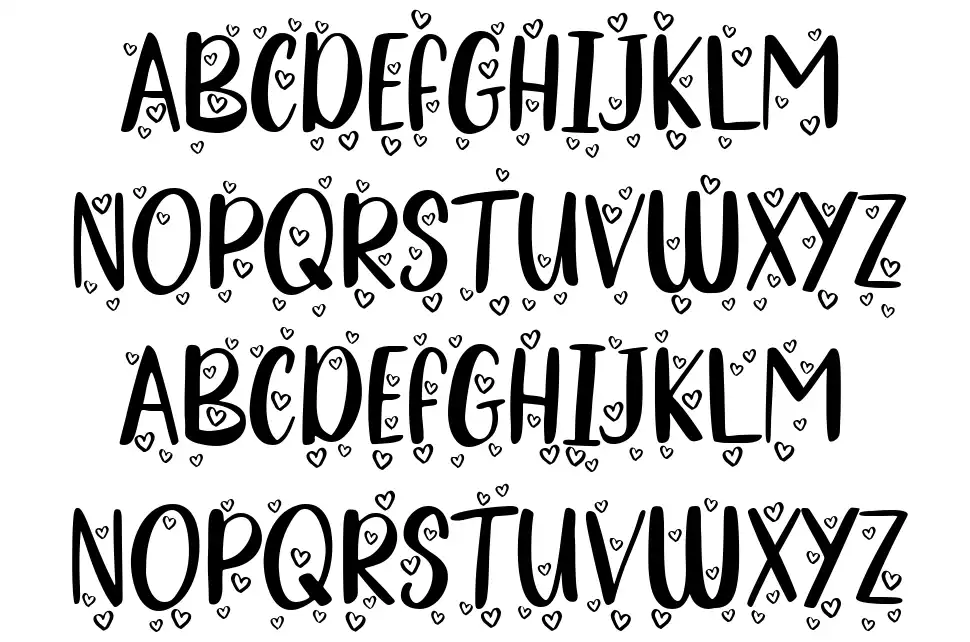 Delight Crush Displayfont specimens