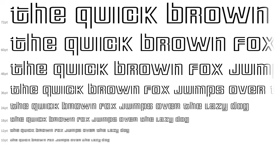 DeluxeDucks-Regularfont waterfall