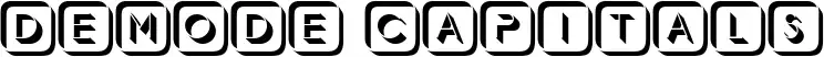 Demode Capitals
