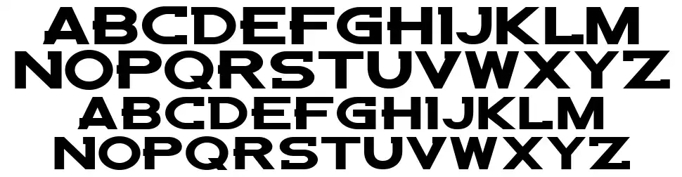Denver Broncos Customfont specimens
