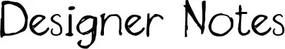 Designer Notes