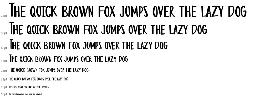 Desketchfont waterfall