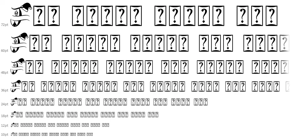 Diary Santa Monogramfont waterfall