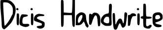 Dicis Handwrite