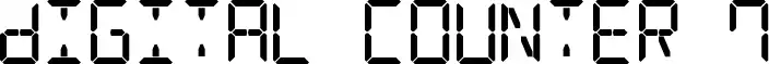 Digital Counter 7