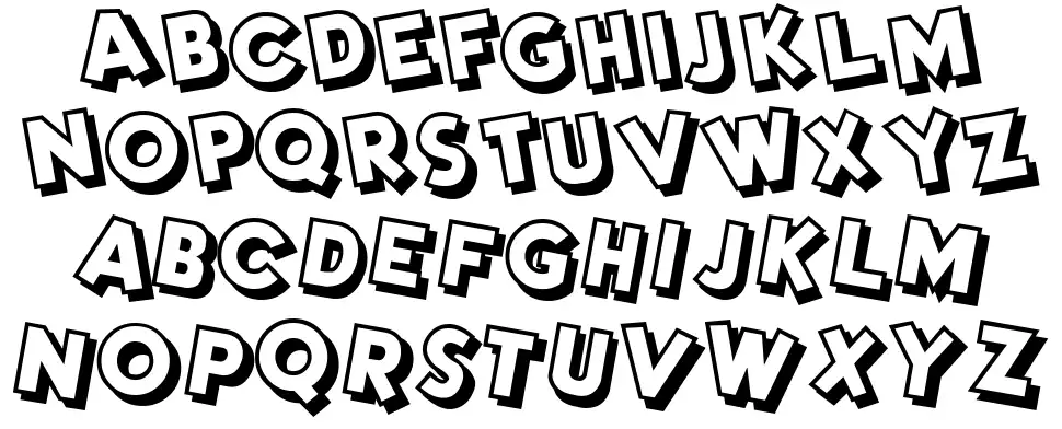 Dim Witfont specimens