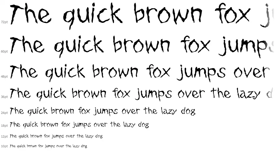 Dinosaur Jr.font waterfall
