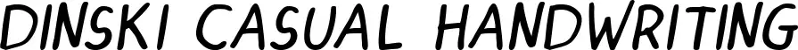 Dinski Casual Handwriting