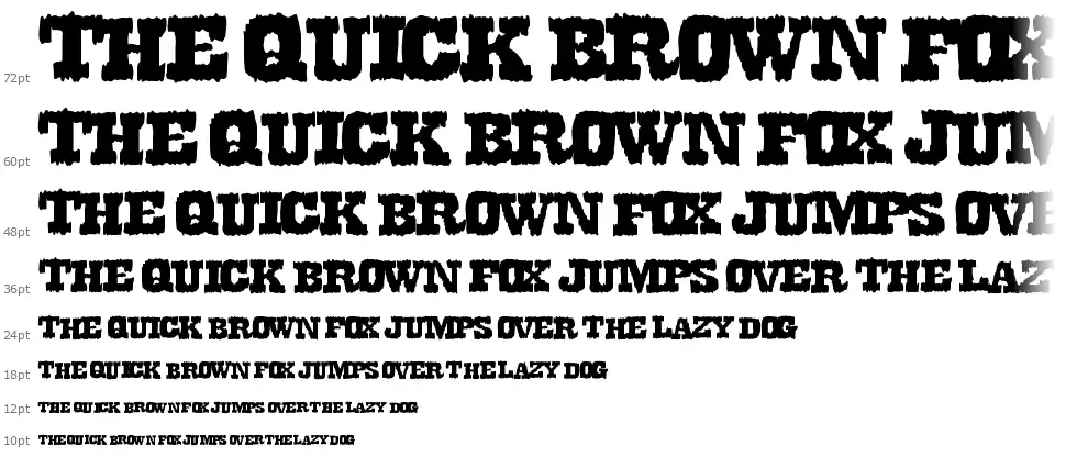 Dirty Westernfont waterfall