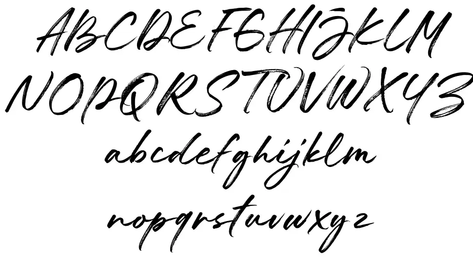 Divine Rhapsodyfont specimens