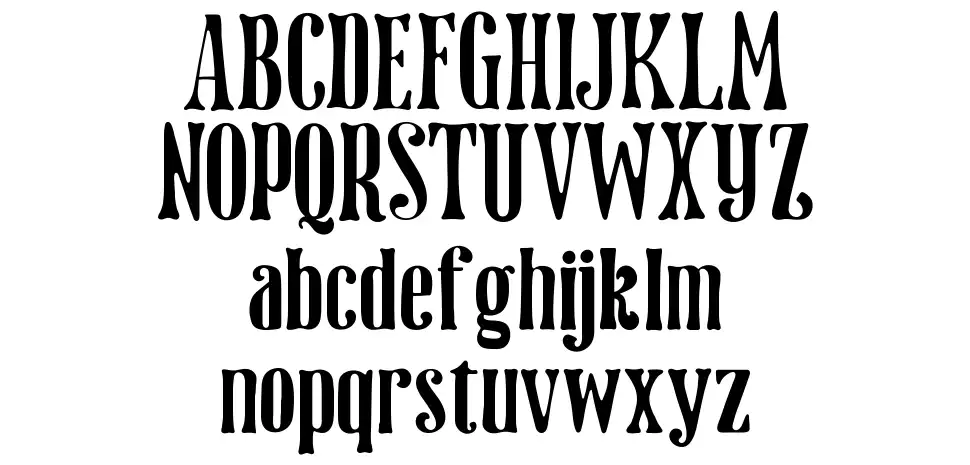 Dottinghamfont specimens