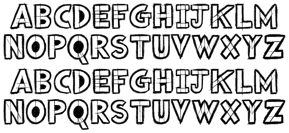 Draftingfont specimens
