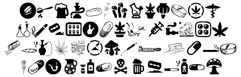 Drugsfont specimens