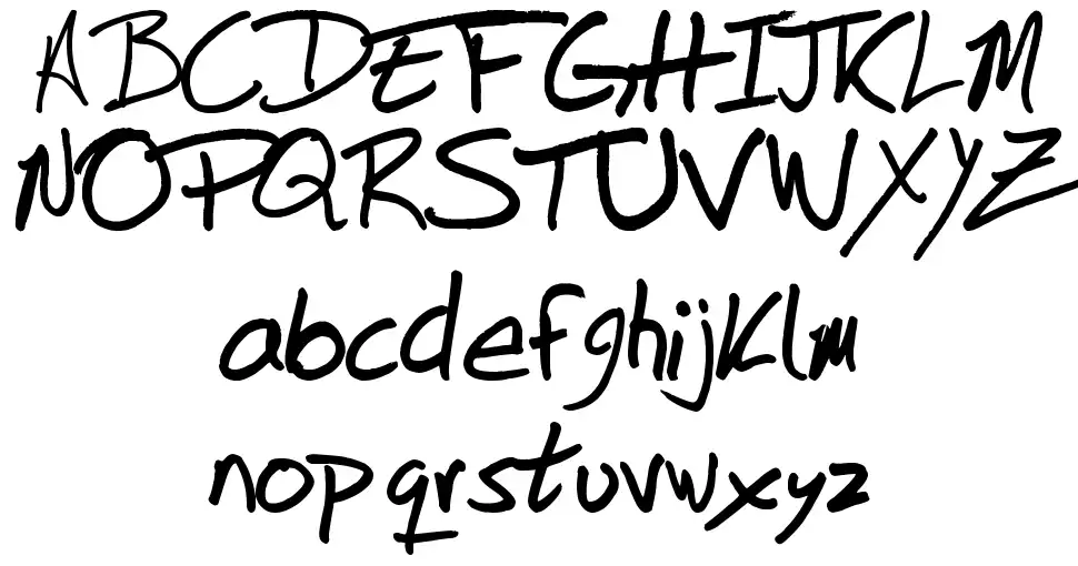 Dunton Writingfont specimens