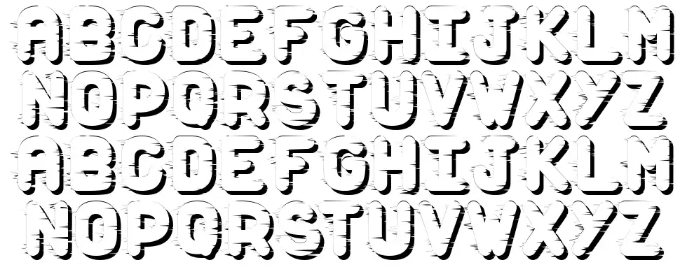 Dust Scratchesfont specimens