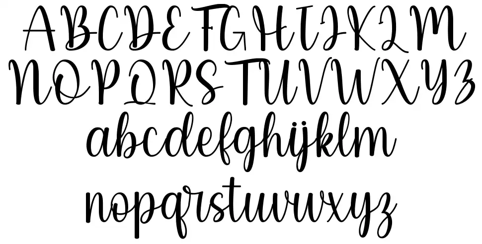 Easter Scriptfont specimens