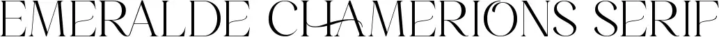 Emeralde Chamerions Serif
