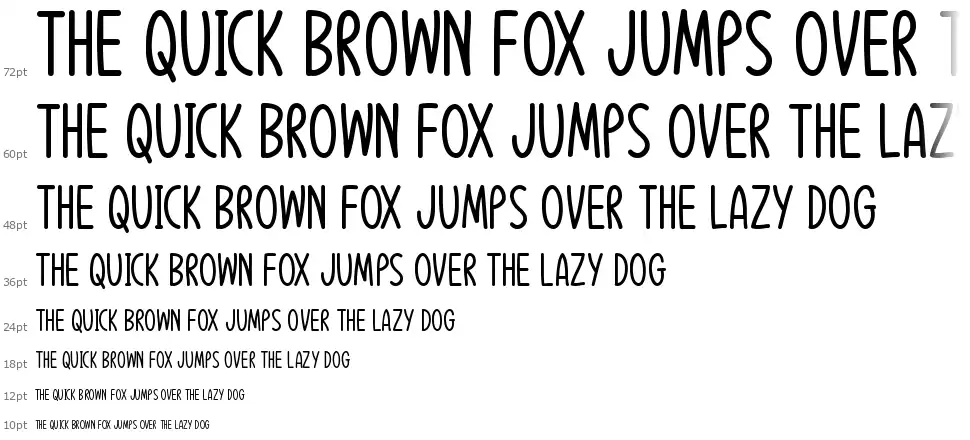 Emotional Expressionfont waterfall