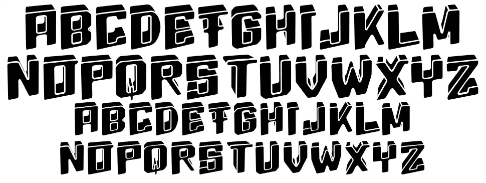 Energy Dimensionfont specimens