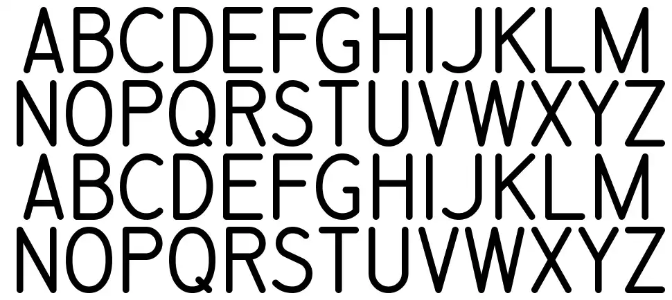 Engineering Plotfont specimens