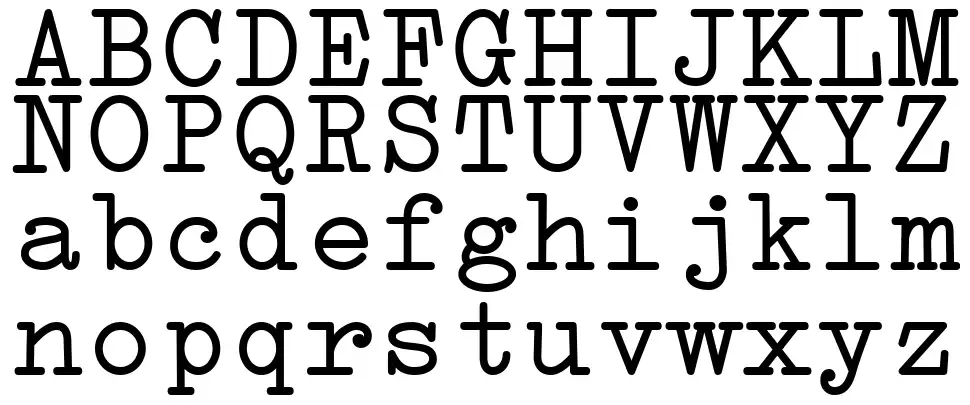 Erika Typefont specimens