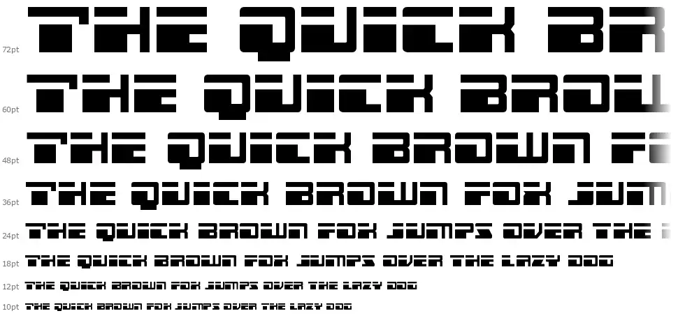 Escape Velocityfont waterfall