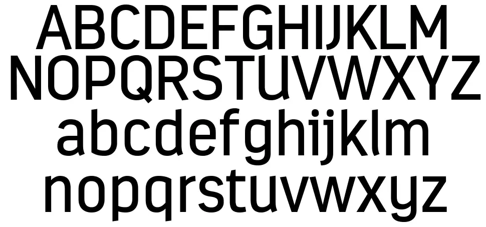 Estandarfont specimens