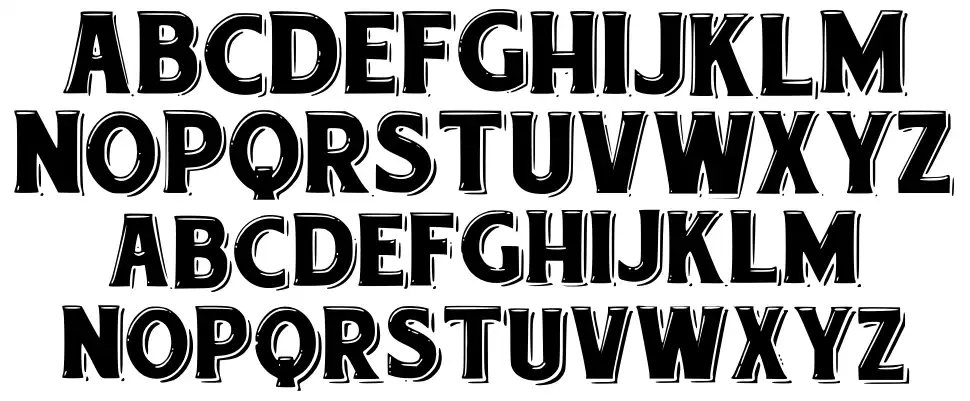 Etiquettefont specimens