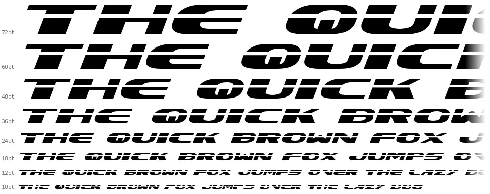 Exceleratefont waterfall