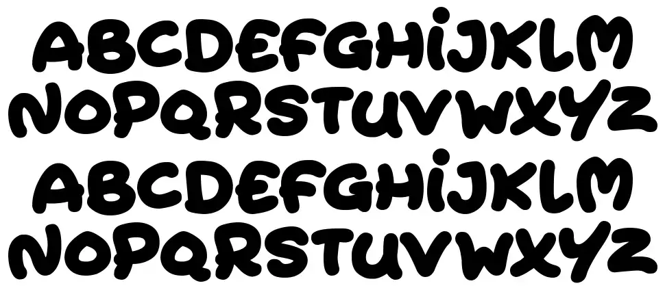 Extra Fruityfont specimens