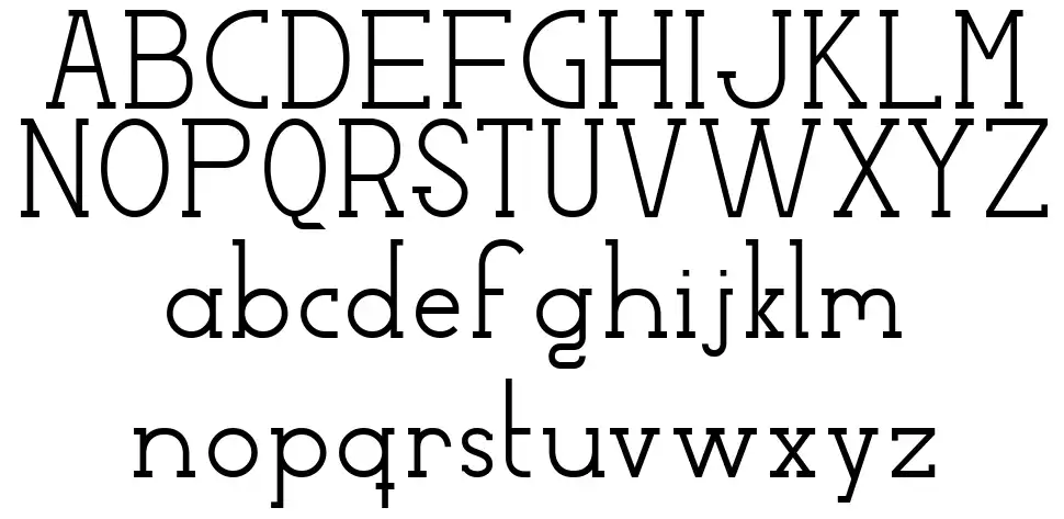 Factory LJDSfont specimens
