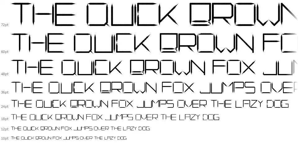 Fade Awayfont waterfall