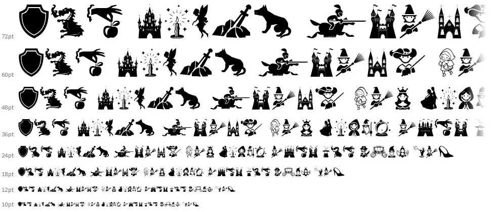 Fairy Talesfont waterfall