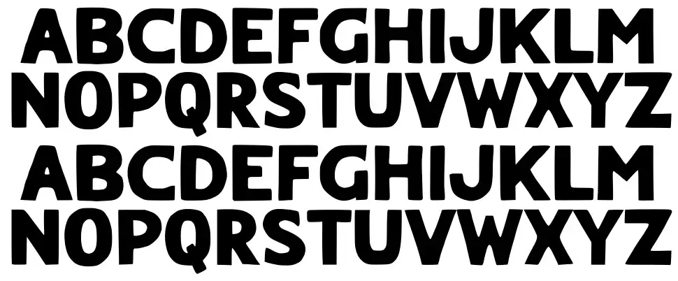 Fantonyfont specimens