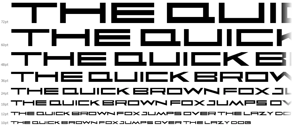Faqro Extended Expandfont waterfall