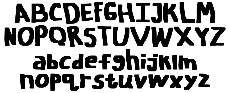 Fat Chickenfont specimens