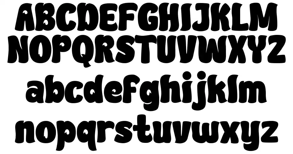 Fat Fishfont specimens